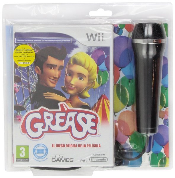 WII GREASE + MICROFONO